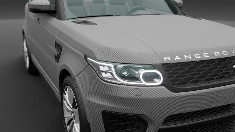 Hexis Gloss Graphite Grey Carbon