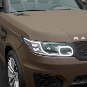 Hexis Gloss Fgrain Leather Brown Gloss
