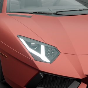 Avery Matte Metallic Garnet Red