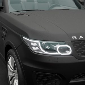 Hexis Gloss Fgrain Leather Black