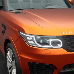 Hexis Satin Super Chrome Orange