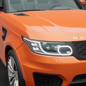 Hexis Gloss Mandarin Red