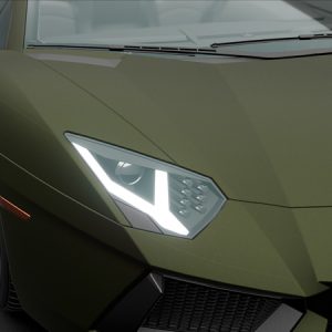 Avery Matte Metallic Moss Green