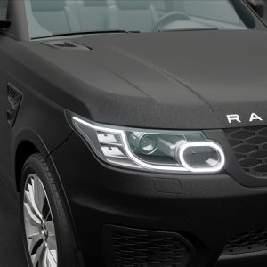 Hexis Matte Ebony Sparkle Black
